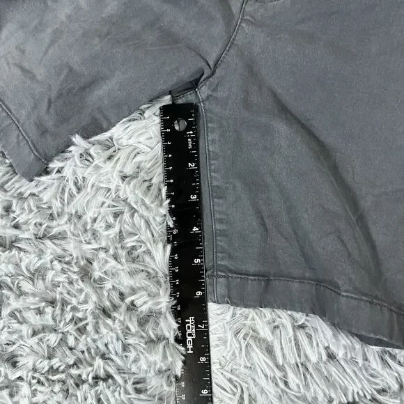 Flint And Tinder Shorts Mens 32 Black Chino Stretch Flat Front Casual Short - Picture 5 of 12